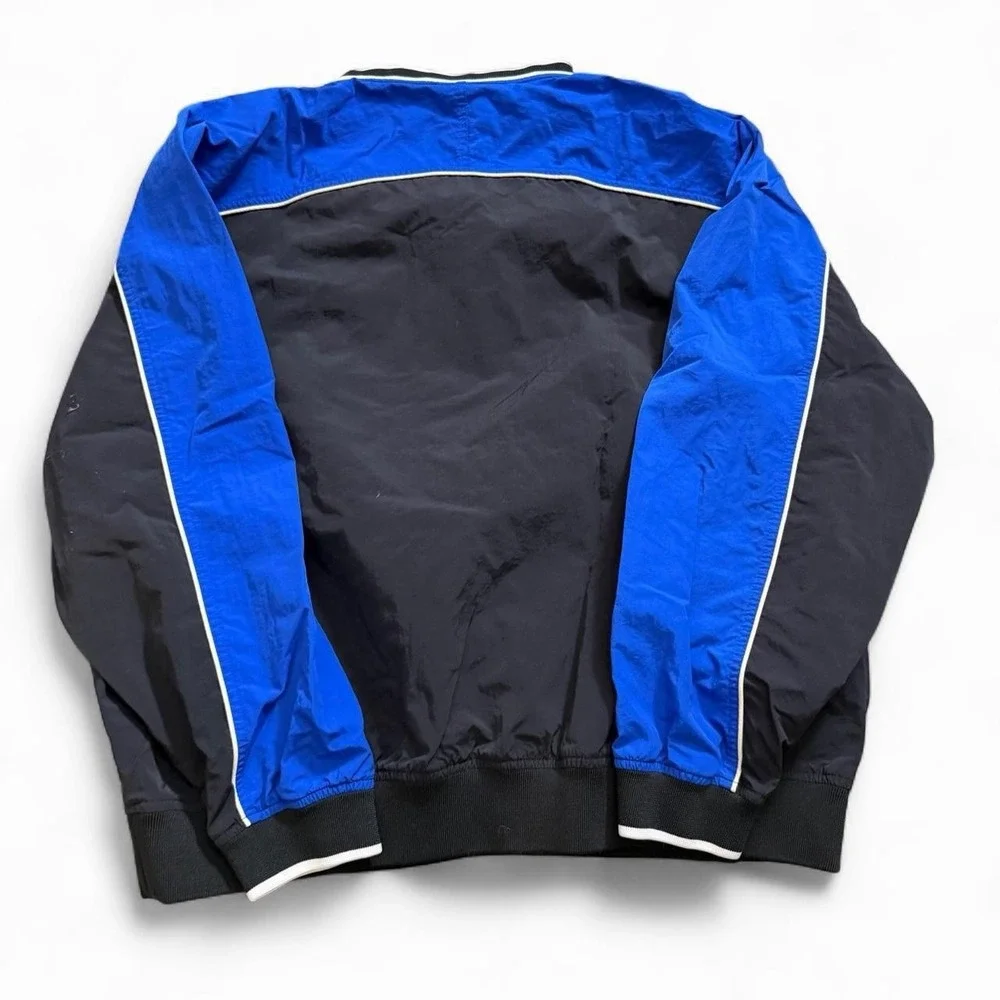 Vintage Bike Pullover Windbreaker Jacket Men's Size 2XL Color block Retro